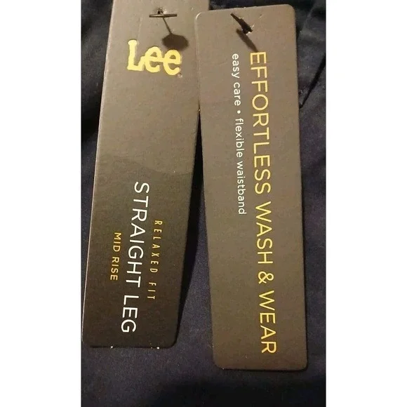 Lee L129806 Womens Navy Relaxed‎ Fit Original All Day Jeans Size 10 L NWT #154C - Picture 5 of 16